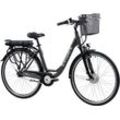 E-Bike TRETWERK "Cloud Pro" Gr. 49, schwarz, E-Bikes, 49cm, 28 Zoll (71,12cm), Pedelec, Elektrofahrrad für Damen u. Herren, Topseller