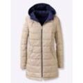 Wendejacke CASUAL LOOKS, Damen, Gr. 36, blau (marine, sesam), 100% Polyester, Stepp:100% Polyamid, Wattierung:100% Polyester, unifarben, Jacken