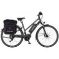 E-Bike FISCHER FAHRRAD "VIATOR ETD 1861 557" E-Bikes Gr. 44cm, 28 Zoll (71,12cm), schwarz (mattschwarz) Pedelec, Elektrofahrrad für Damen