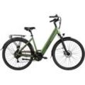 E-Bike ADORE "CV-180" Gr. 48, grün (maigrün matt), E-Bikes, 48cm, 28 Zoll (71,12cm), Pedelec, Elektrofahrrad für Damen u. Herren