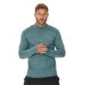 Funktionsshirt ENDURANCE "TUNE XQL", Herren, Gr. L, grün, 88% Polyester, 12% Elasthan, meliert, sportlich, normal, ohne Ausschnitt, Langarm, Shirts, mit QUICK DRY-Technologie