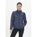 Steppjacke WHISTLER "Tepic W Pro-lite", Herren, Gr. 36, blau (dunkelblau, blau), 100% Nylon, unifarben, kariert, sportlich, normal, ohne Ausschnitt, Langarm, Jacken, mit Kinnschutz und kuscheliger Wattierung