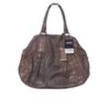 Abro Damen Handtasche, braun, Gr.