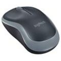 Logitech M185 Maus kabellos schwarz, grau