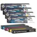 HP 913A (L0R95AE/F6T77AE/F6T78AE/F6T79AE) schwarz, cyan, magenta, gelb Druckerpatronen, 4er-Set