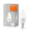 LEDVANCE LED-Lampe SMART+ WiFi Candle 40 E14 4,9 W matt