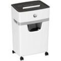 HP OneShred 15CC Aktenvernichter mit Partikelschnitt P-4, 4 x 35 mm, bis 15 Blatt, weiß