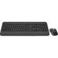 Logitech Signature MK650 Combo for Business Tastatur-Maus-Set kabellos grafit