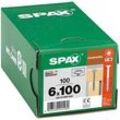 SPAX® Holzbauschrauben T30 Tellerkopf WIROX 6 mm x 100 mm, 100 St.