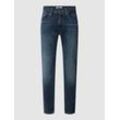 Slim Fit Jeans mit Label-Detail Modell 'AUSTIN'