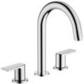 Hansgrohe - Vernis Shape - Waschtischeinhebelmischer mit Ablaufgarnitur, 3-Loch Installation, verchromt 71563000