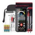 Aougo - Digitalmultimeter mit Auto Range 10000 Counts, Digitalmultimeter, Amperemeter, Ohmmeter, Voltmeter, Messung von Strom, Spannung, Widerstand,