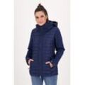 Steppjacke DEPROC ACTIVE "GILMOUR AIMEE Women" Gr. 36/38 (M), blau (navy) Damen Jacken auch in Großen Größen erhältlich