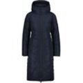 Winterjacke ALIFE & KICKIN "Damen VedaAK A Parka" Gr. L, blau (marine) Damen Jacken Leichter gefütterter Mantel mit weichem Teddyfell Innenfutter