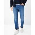 5-Pocket-Jeans BRAX "Style CHUCK TT" Gr. 30, Länge 32, blau, Herren, 83% Baumwolle, 16% Polyester, 1% Elasthan, Jeans