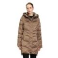 Steppjacke GIL BRET "Gil Bret mit abnehmbarer Kapuze" Gr. 44, braun (schwarz earth) Damen Jacken