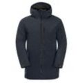 Funktionsparka JACK WOLFSKIN "KOENIGSBAU PARKA M", Herren, Gr. L (52), blau (schwarz, navy), Hauptmaterial: 100% Polyester (recycled); Futter: 100% Polyester (recycled); Füllung: 100% Polyester (recycled), Jacken