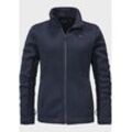 Fleecejacke SCHÖFFEL "ZipIn Fleece Oberau L" Gr. 36, blau (8820, blau) Damen Jacken