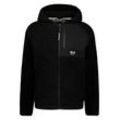 Kapuzensweatjacke ALIFE & KICKIN "Herren HaraldAK G" Gr. M, schwarz (moonless) Herren Sweatjacken Weiche, warme Teddy Jacke mit großer Kapuze und Fleece-Innenfutter