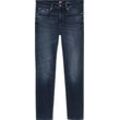 Slim-fit-Jeans TOMMY JEANS "SCANTON SLIM", Herren, Gr. 33, Länge 32, denim schwarz2, Denim/Jeans, Obermaterial: 92% Baumwolle, 6% Polyester, 2% Elasthan, casual, slim fit, Jeans, mit Logoprägung