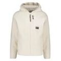 Kapuzensweatjacke ALIFE & KICKIN "Herren HaraldAK G" Gr. L, weiß (chalk) Herren Sweatjacken Weiche, warme Teddy Jacke mit großer Kapuze und Fleece-Innenfutter