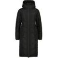 Winterjacke ALIFE & KICKIN "Damen VedaAK A Parka" Gr. L, schwarz (moonless) Damen Jacken Leichter gefütterter Mantel mit weichem Teddyfell Innenfutter