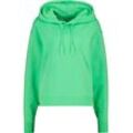 Kapuzensweatshirt ALIFE & KICKIN "Damen ThaneeAK A", Damen, Gr. M, grün (grün apple), 80% Baumwolle 20% Polyester, Basic, schmal hüftlang, Rippbündchen, Sweatshirts, Basic Hoodie Kapuzenpullover, Sweatshirt mit Kapuze