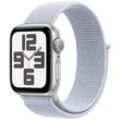 Apple Watch SE 40 mm Aluminium (GPS) Sport Loop blaue Wolke, silber