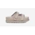 UGG® Goldenstar Hi Slide für Damen | UGG® EU in Grey, Größe 37, Veloursleder