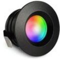 Einbaustrahler Mini flach Torino 3W IP44 durchverbindbar - Lichtfarbe: RGB+2700K...