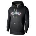 Brooklyn Nets Standard Issue City Edition Nike Dri-FIT NBA Courtside Hoodie (Herren) - Schwarz