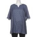 Ulla Popken Damen Bluse, blau, Gr. 50