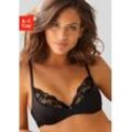 PETITE FLEUR GOLD Büstenhebe schwarz Gr. 70C für Damen. Mit Bügel