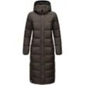 NAVAHOO Damen Steppmantel zeitloser Winterparka mit abnehmbarer Kapuze Isalie