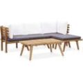 Vidaxl - 5-tlg. Garten-Lounge-Set Massivholz Akazie