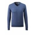 Strickpullover frontline, Herren 50635 Gr. m blau-meliert - Mascot