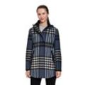 Winterjacke GIL BRET "Gil Bret Winterjacke mit Kapuze", Damen, Gr. 42, blau (classic blau, blau), Obermaterial: 70% Wolle, 20% Polyester, 10% Polyamid. Besatz: 60% Wolle, 20% Polyester, 15% Polyamid, 5% Diverse Faserarten. Futter: 100% Polyamid / Futter2: 100% Polyester. Füllung: 100% Polyester., sportlich, tailliert, Jacken