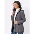 Steppjacke CASUAL LOOKS Gr. 18, grau (anthrazit) Damen Jacken