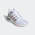 Sneaker ADIDAS SPORTSWEAR "RACER TR23" Gr. 39, weiß (cloud weiß, sandy pink metallic, carbon) Schuhe Design auf den Spuren des adidas NMD