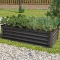 PRIMEYARD Eco 120 x 60 x 35 cm Hochbeet, Stahl, anthrazit - (GFPV00808)