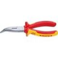 KNIPEX Flachrundzange VDE-Radio 25 26 160 verchromt 16,0 cm