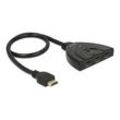 DeLOCK 18600 4K 60 Hz HDMI-Switch 3-fach