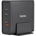 hama USB-Ladestation schwarz 1,2 m, 140 Watt