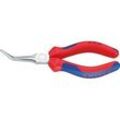 KNIPEX Flachrundzange 31 25 160 verchromt, gebogen 16,0 cm