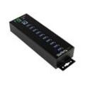 StarTech.com USB-Hub 10-fach schwarz