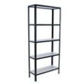 Simonrack Regal SIMONHOME CLICK PLUS 8425437104480 anthrazit, weiß 100,0 x 30,0 x 180,0 cm