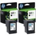 HP 301XL (D8J45AE) schwarz Druckerpatronen, 2er-Set