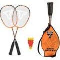 TALBOT torro® Badminton-Set schwarz, orange