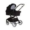 Chipolino 3 in 1 Kombikinderwagen Linea, Sportsitz, i-Size Babyschale, Babywanne schwarz