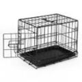 Lionto Hundetransportkäfig Tiertransportbox Hundebox Größe (S) 45x31x36 cm S